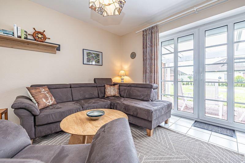 gemütlicher Sitzbereich mit Blick nach draußen...