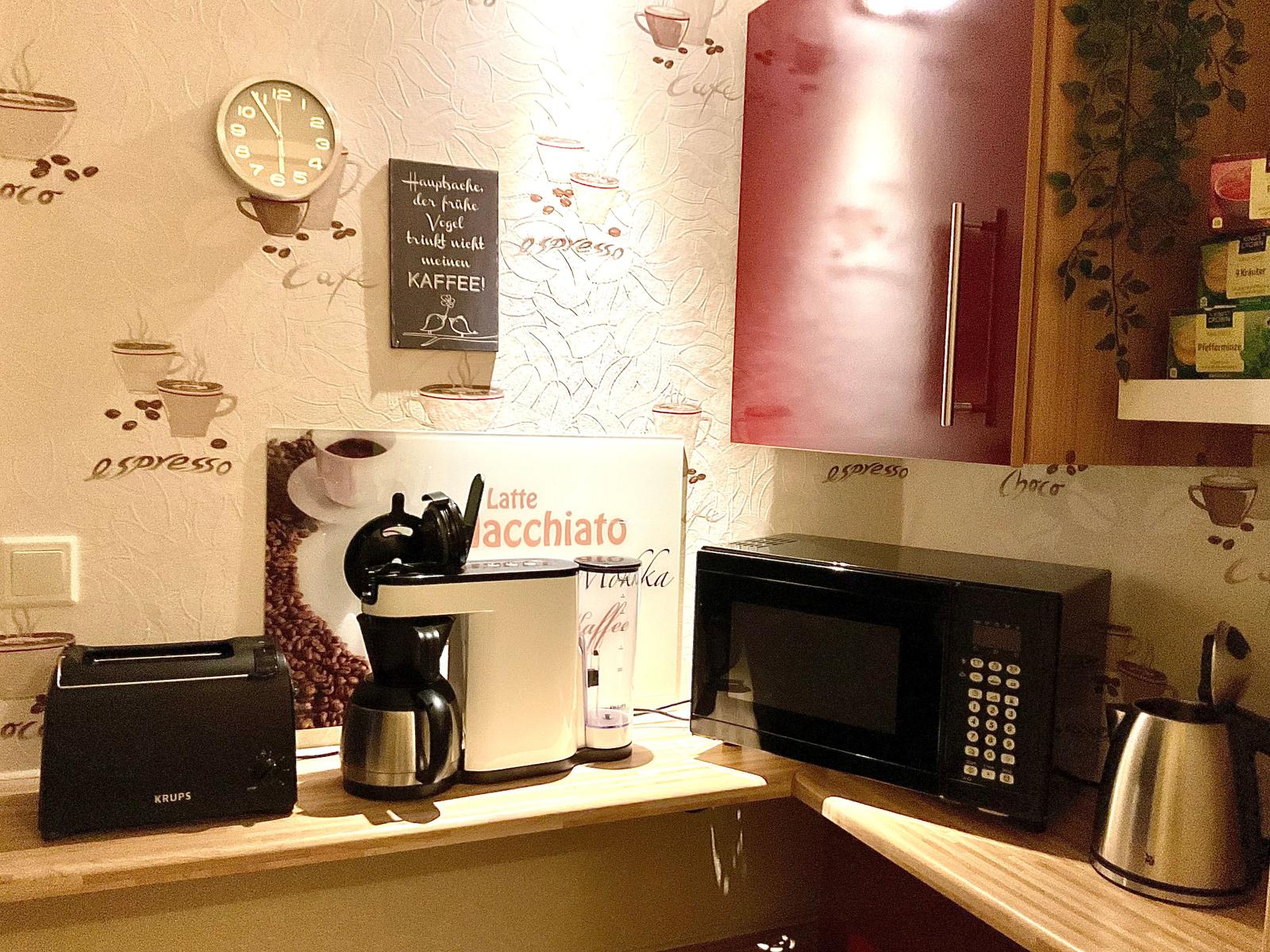 Ein guter Start in den Tag, mit Kaffee oder Tee :-)