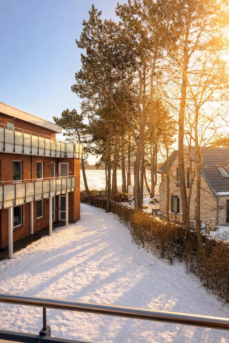 Blick aus dem Schlafzimmer...