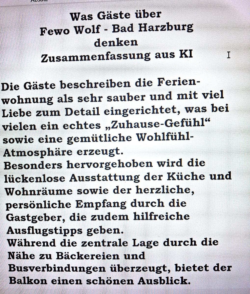 Zusammenfassung von Bewertungen von KI
Ein ganz ganz  großer Dank gilt daher all* unseren lieben Gästen für dieses  Ergebnis