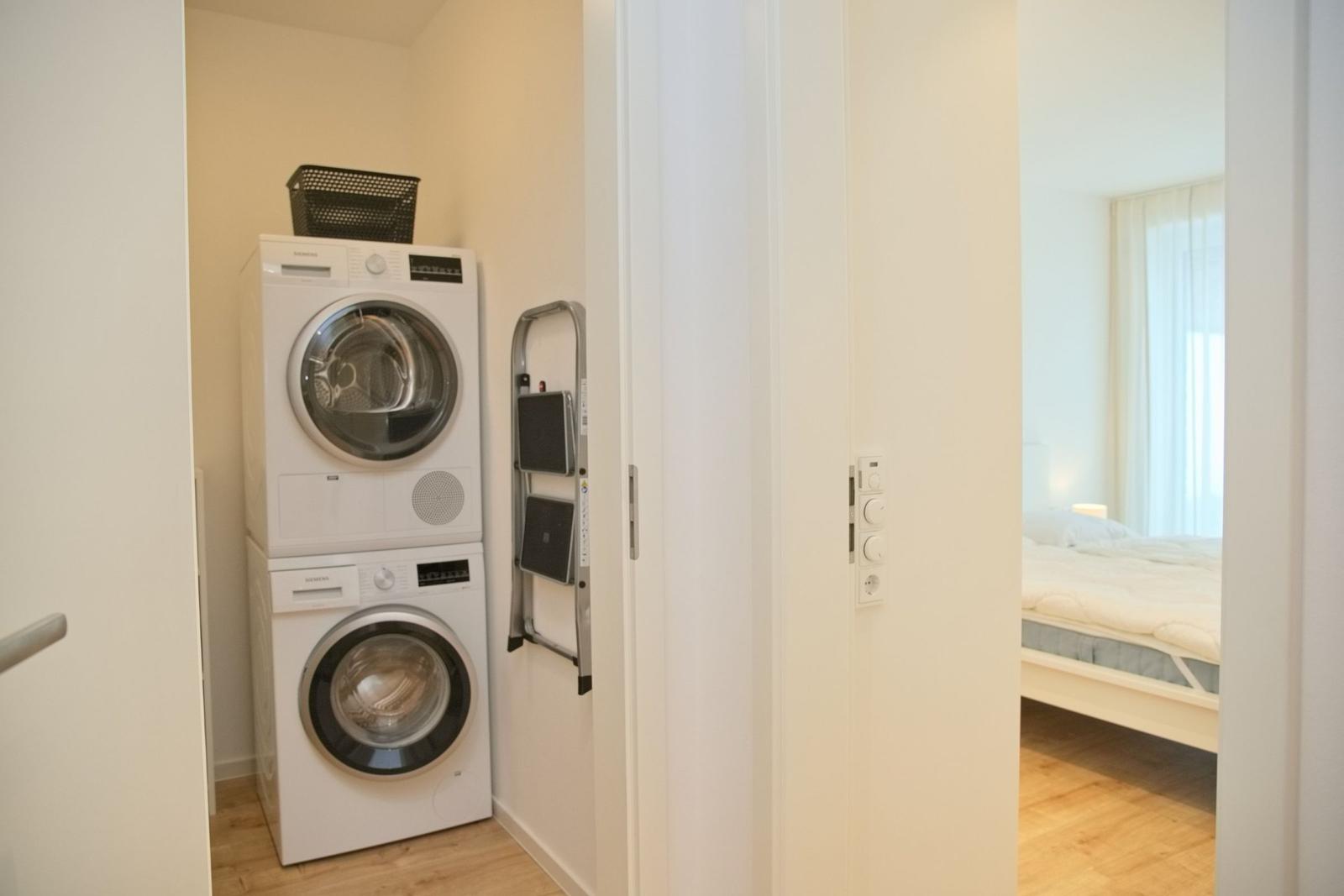 Waschmaschine und Trockner