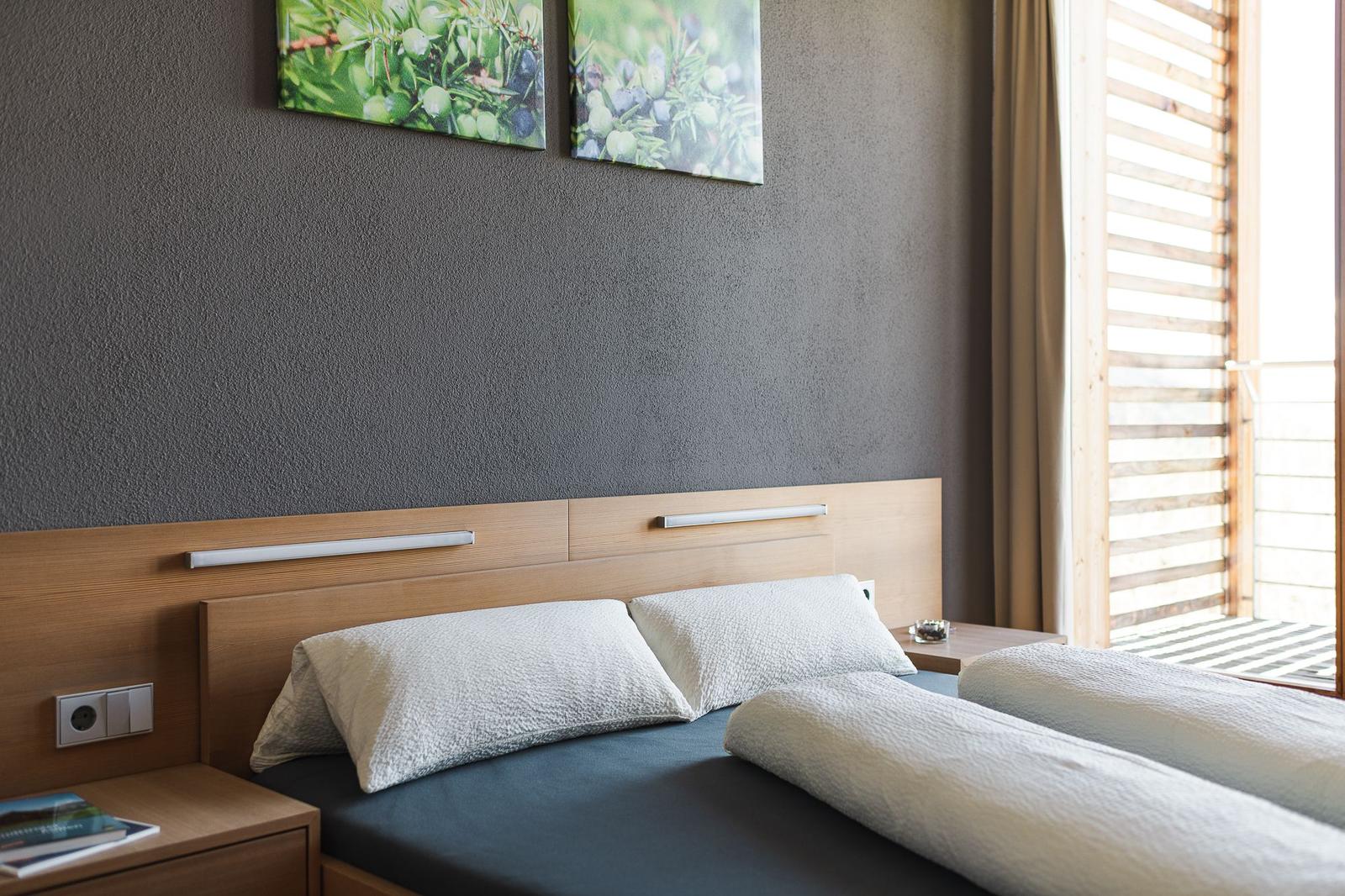 Schlafzimmer mit Balkon