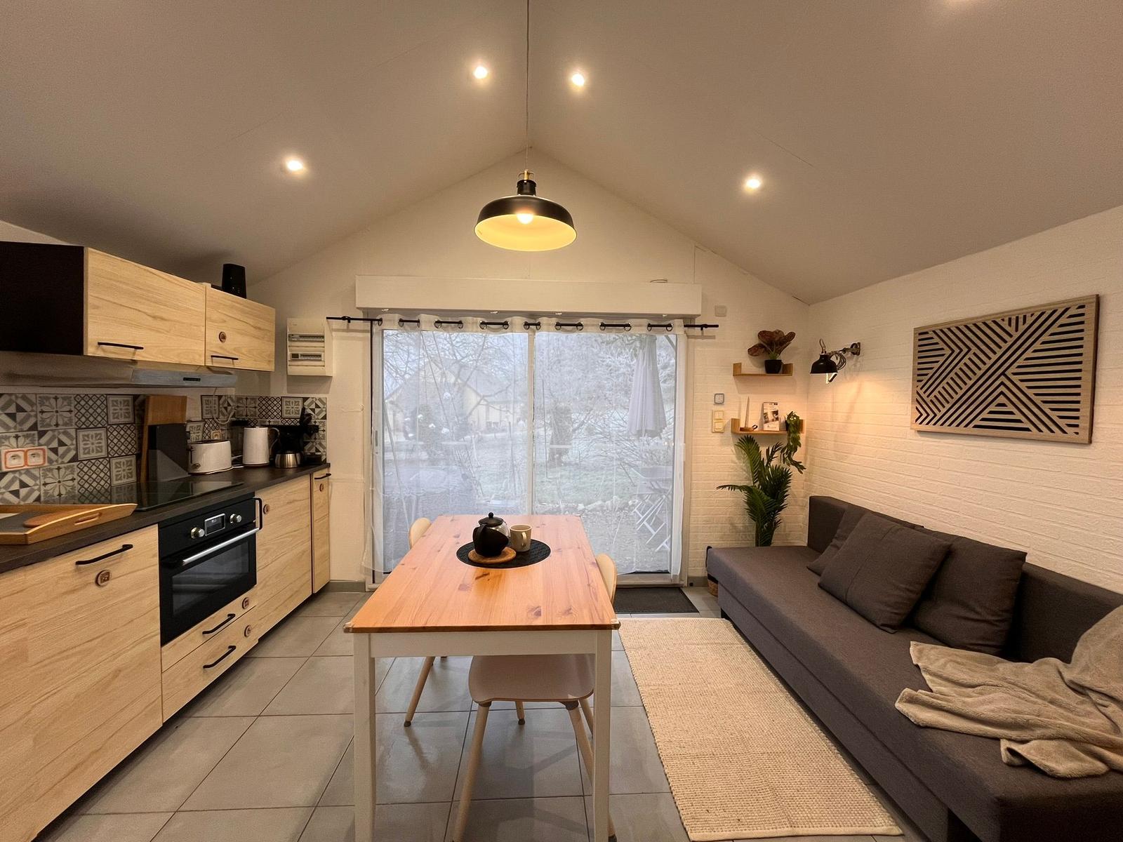 Wohnbereich mit Küchenzeile