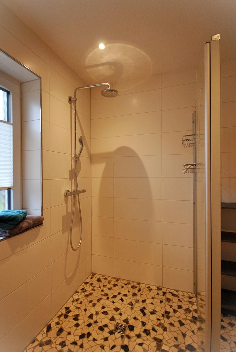 Ebenerdige Dusche