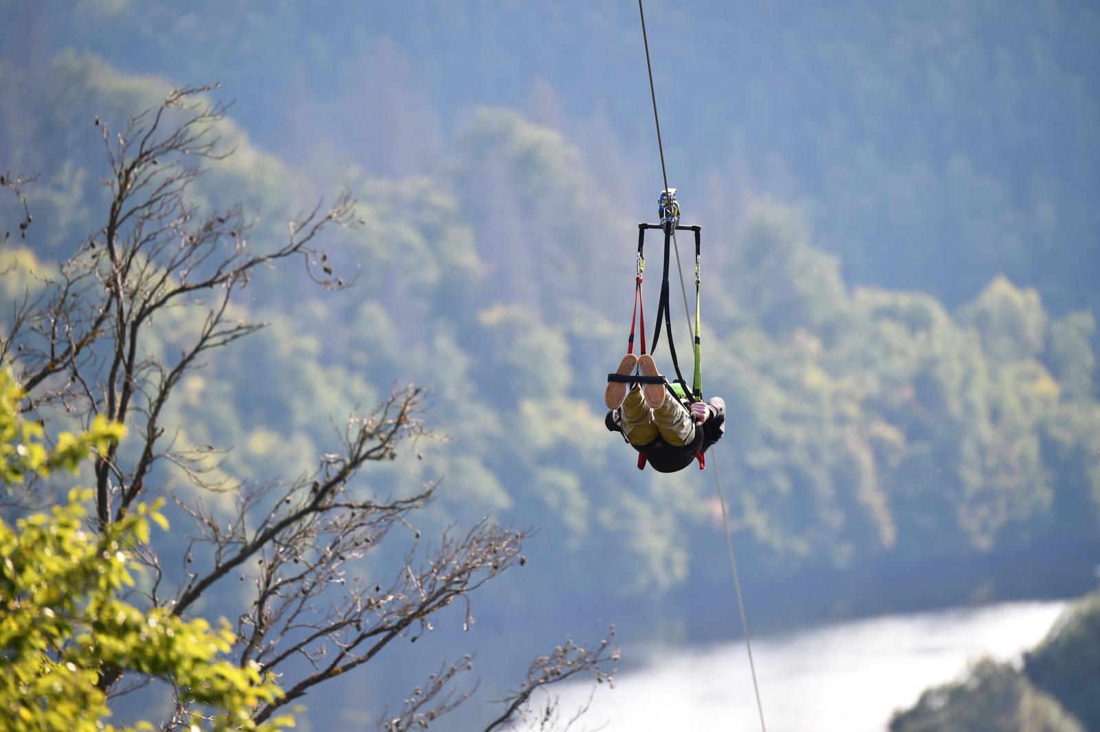 Lying Fox über die Rappbodetalsperre