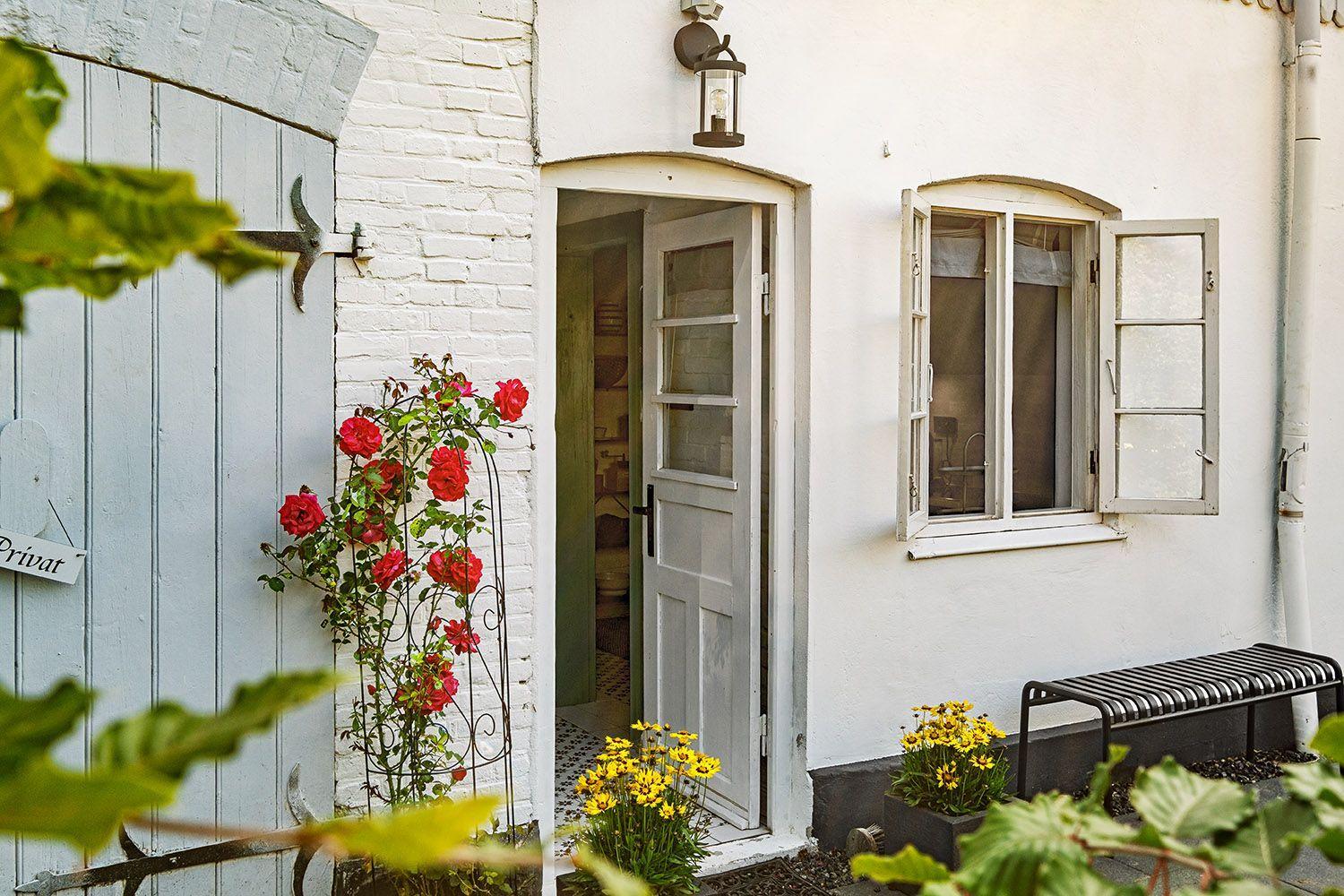 gepflegter Eingangsbereich