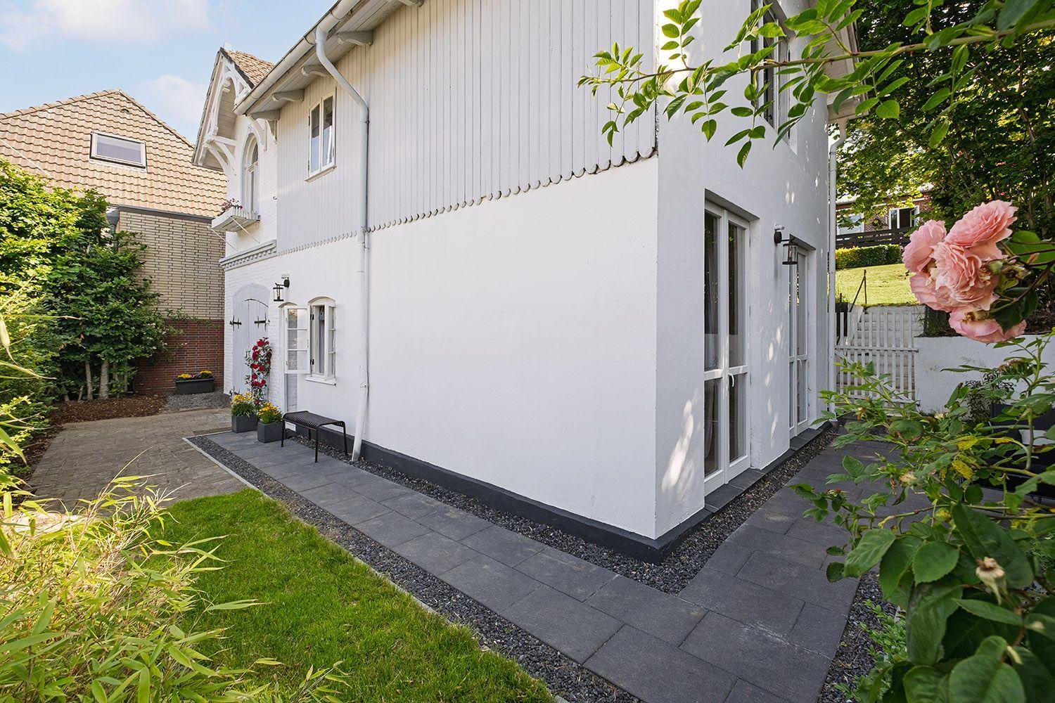 Außenansicht der Rückseite des Hauses