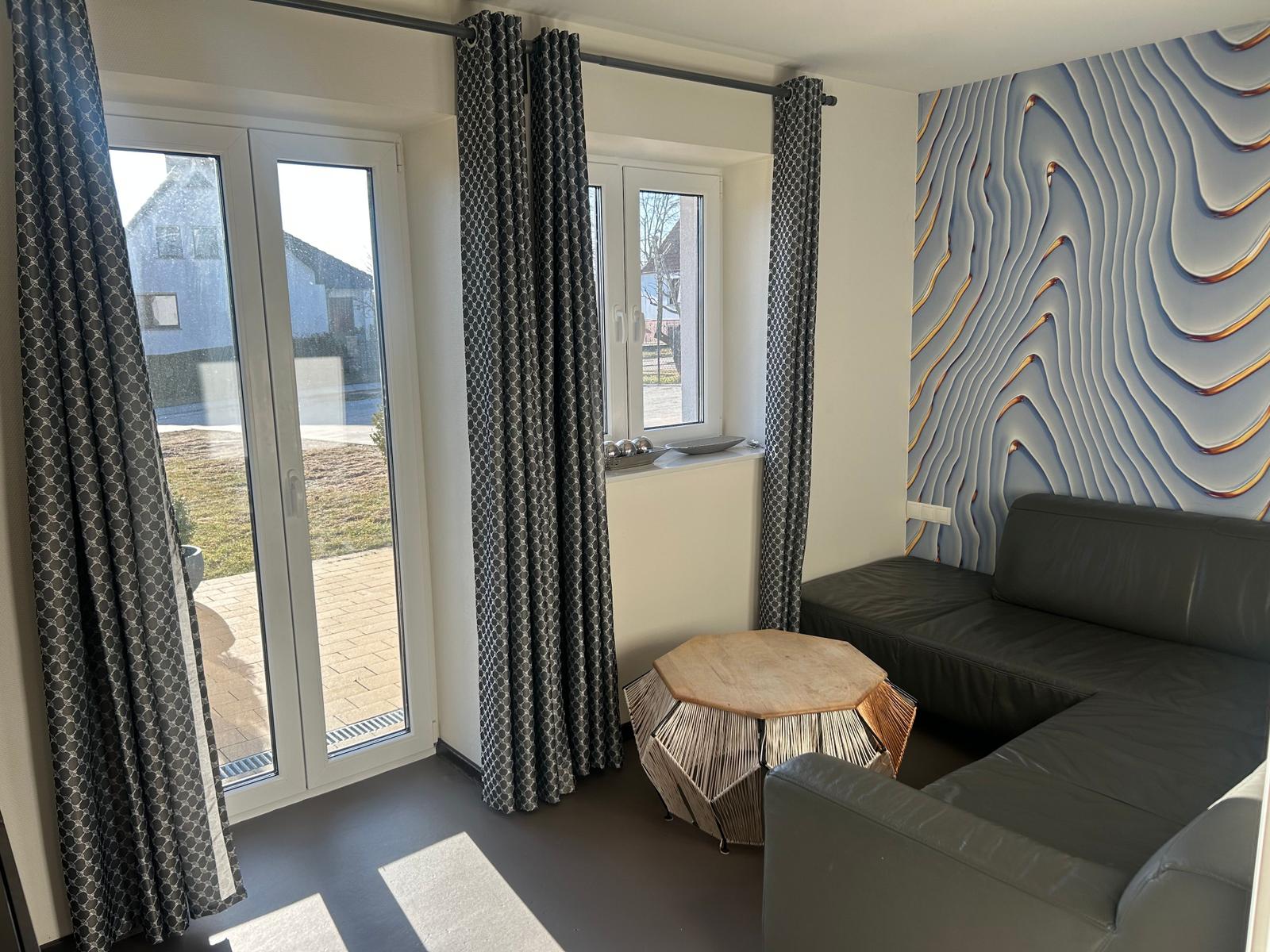 Wohnzimmer mit Terrassenzugang