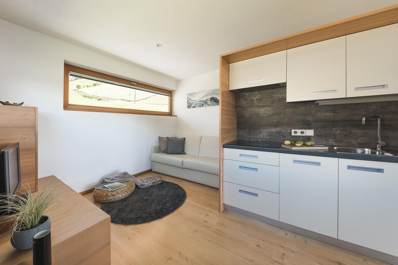 Wohnbereich mit offener Küche