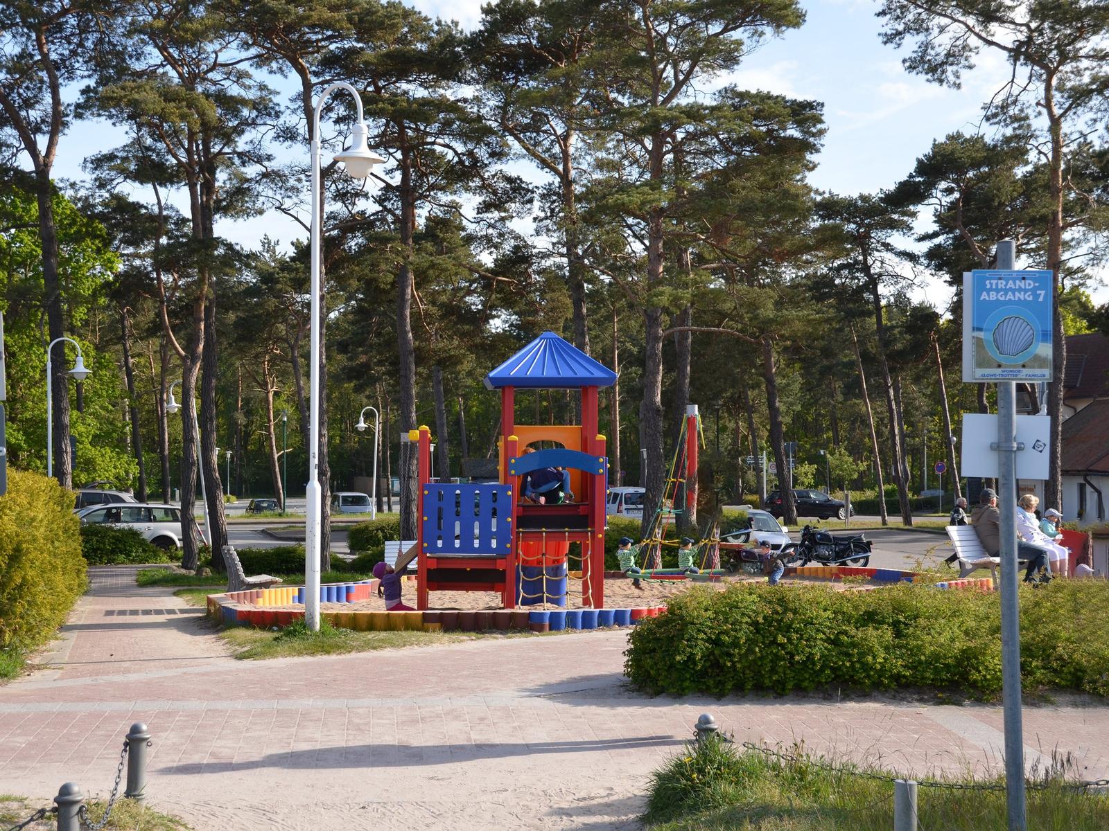 Spielplatz am Strand