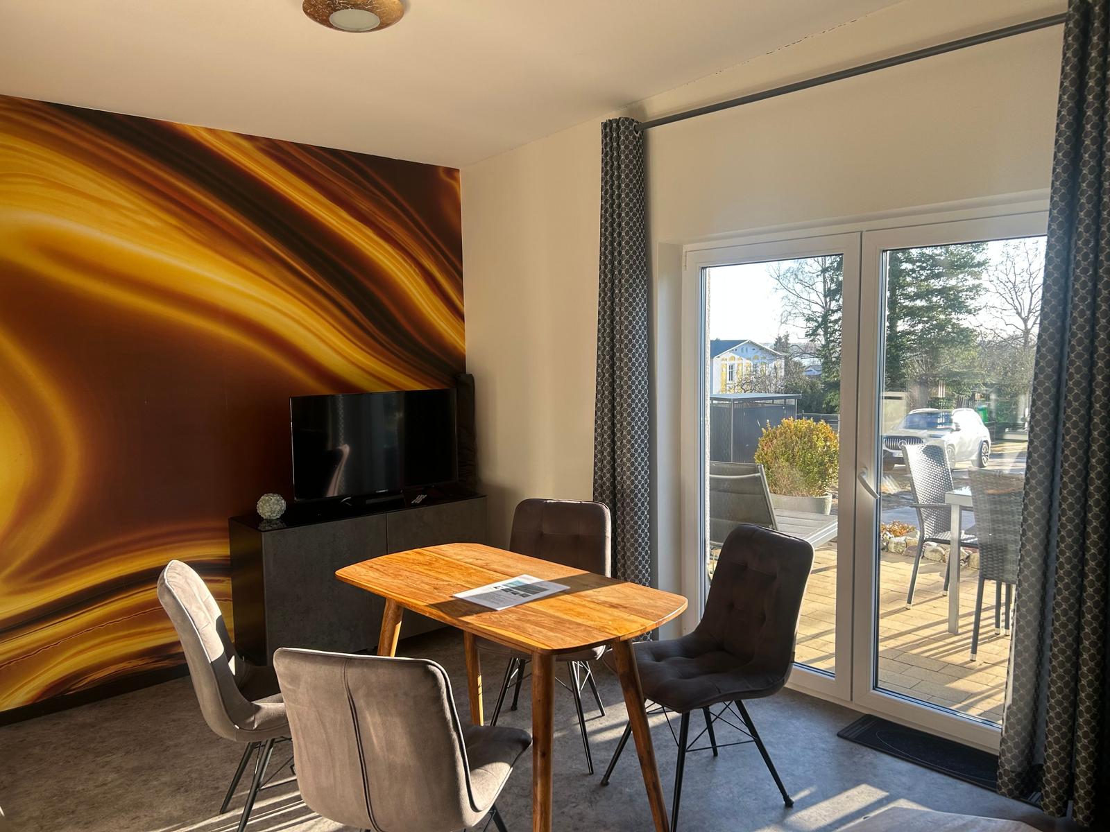 wohnzimmer mit Terrassenzugang