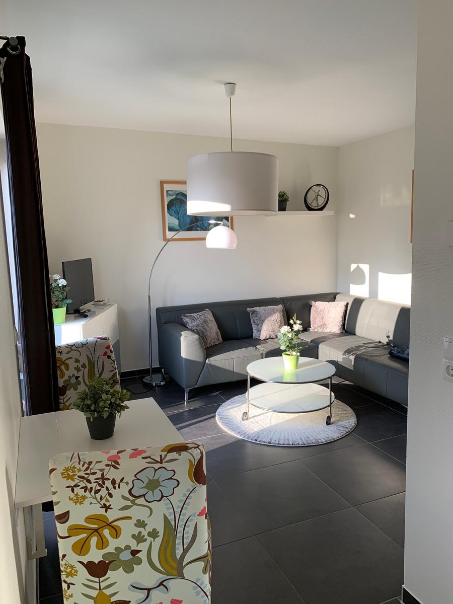 Blick in das Wohnzimmer