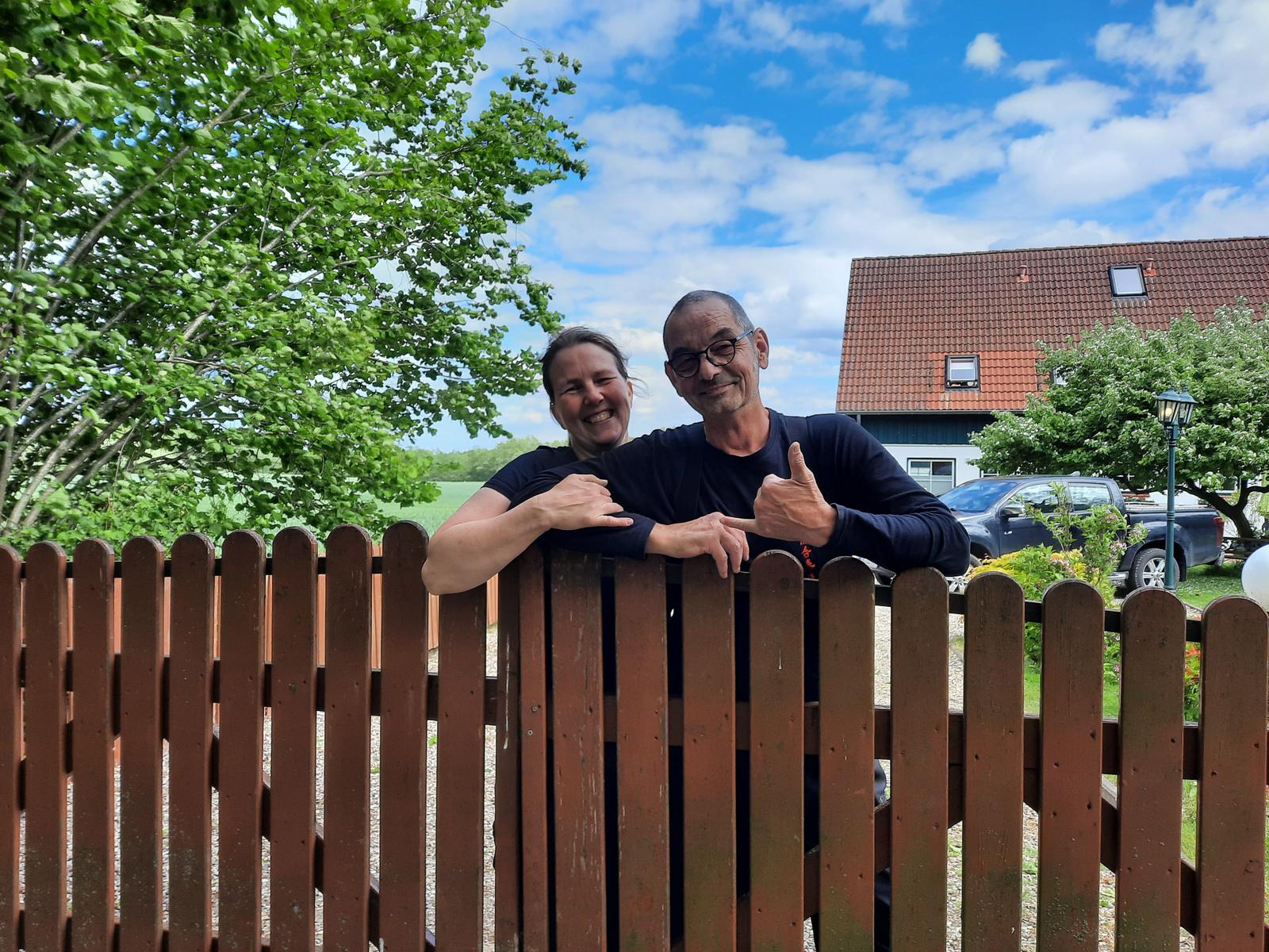 Ihre Gastgeber: Deike Fismer und Jürgen von Wyszecki