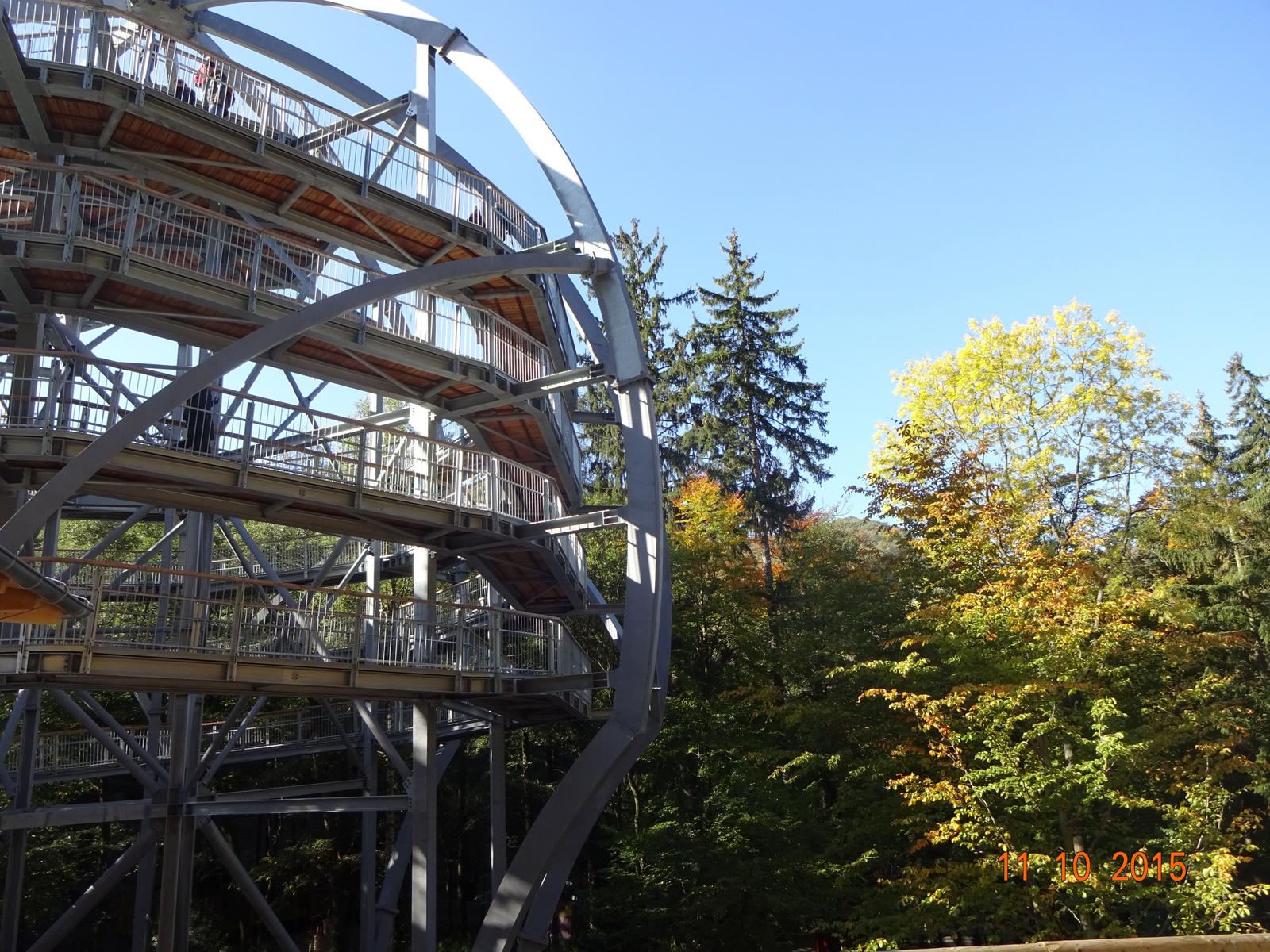 in 7 Minuten erreichen Sie den Baumwipfelpfad in Bad Harzburg