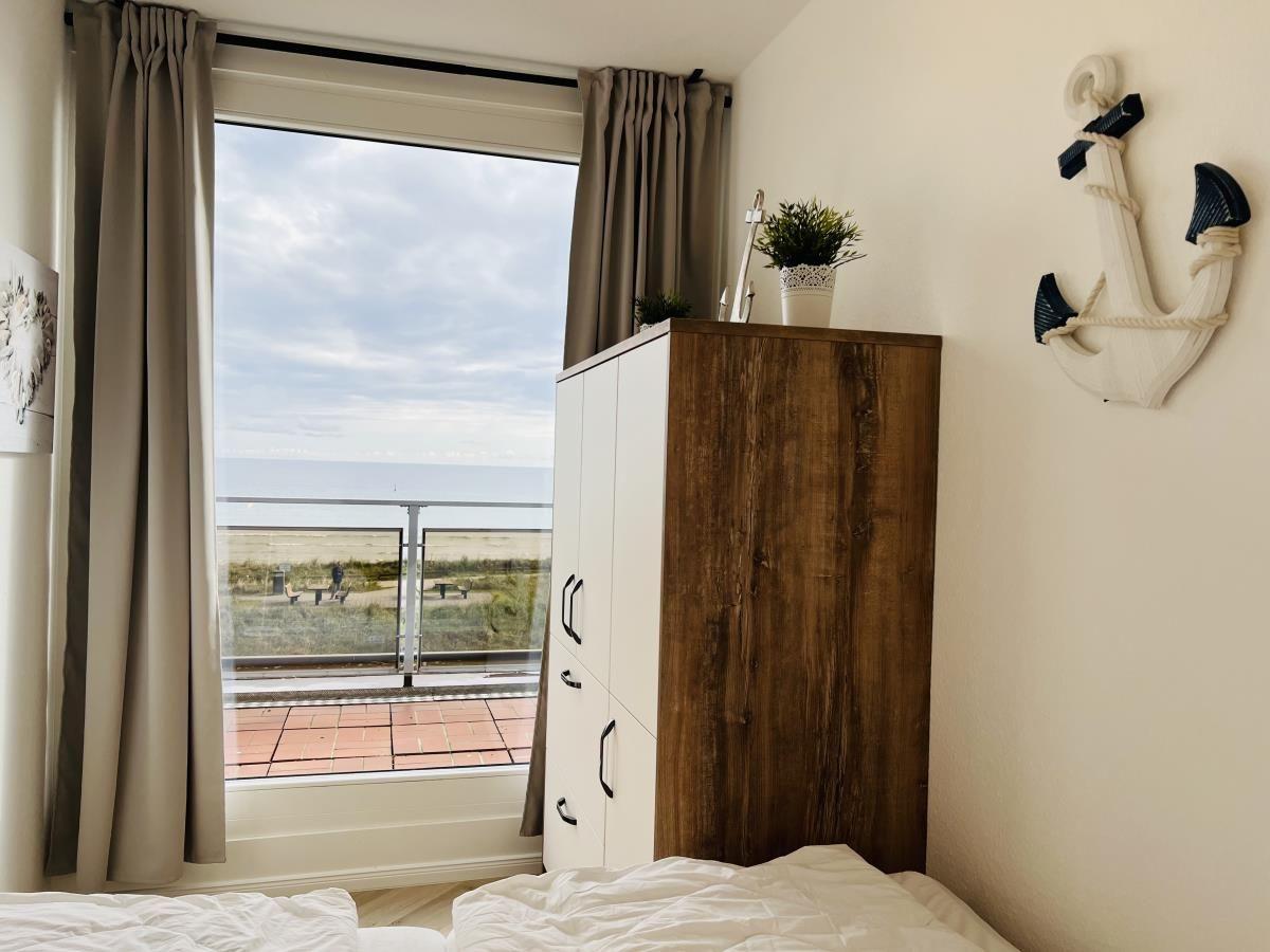 Meerblick aus dem Bett