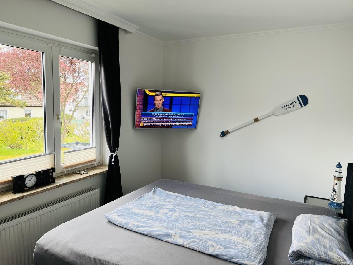 Schlafzimmer mit TV