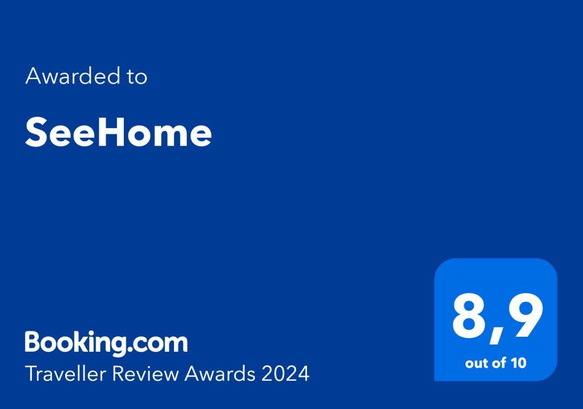 SeeHome erhielt 8,9 von 10 bei den Booking.com Reisendenbewertungspreisen 2024.