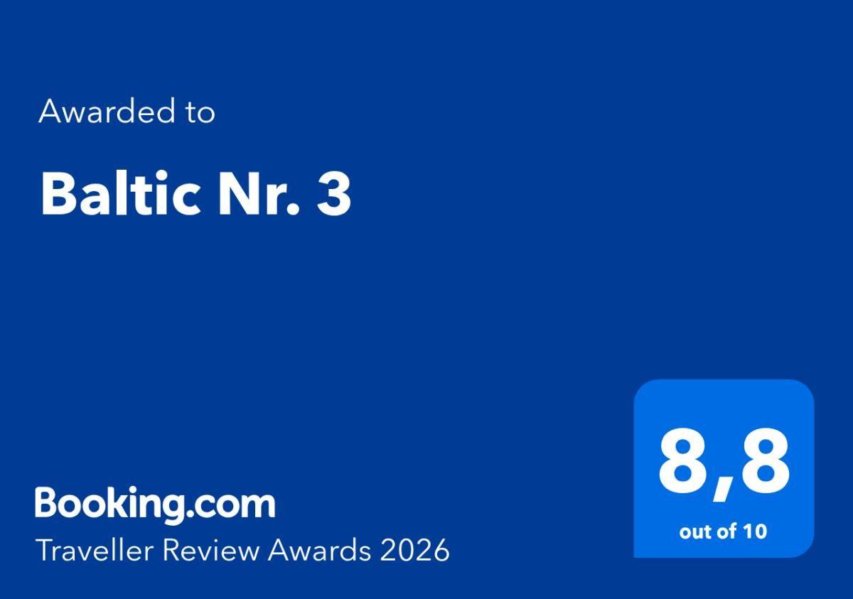 Baltic Nr. 3 received 8.8 out of 10 in the Booking.com Traveller Review Awards 2026.