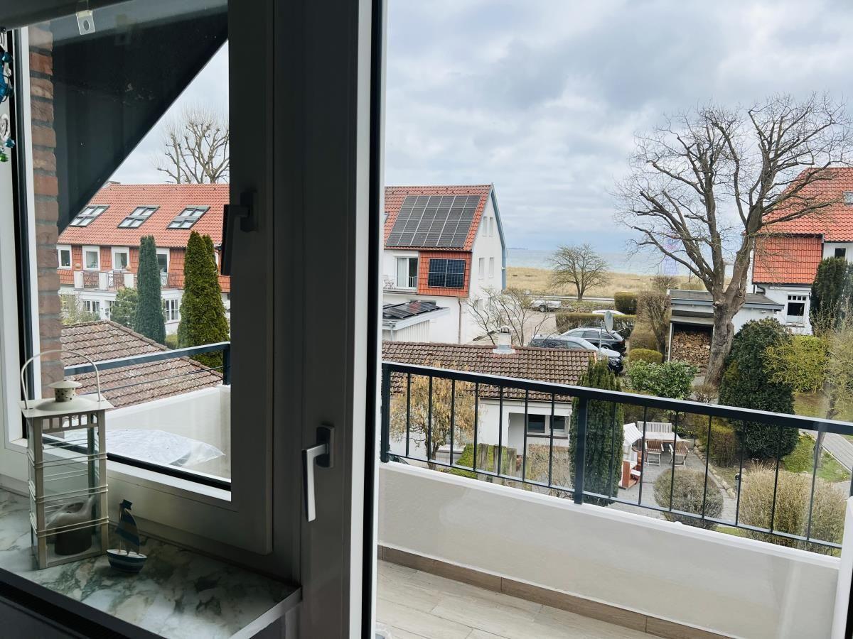 Meerblick / Aussicht vom Balkon