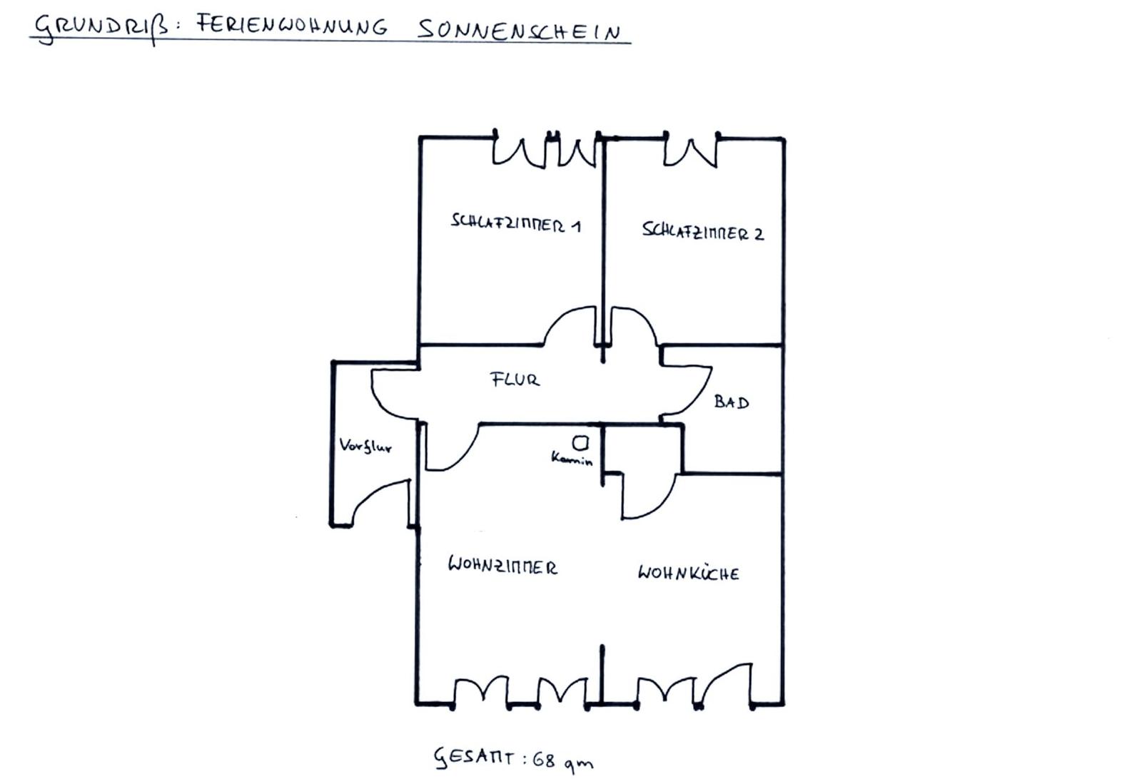 Grundriss Sonnenschein