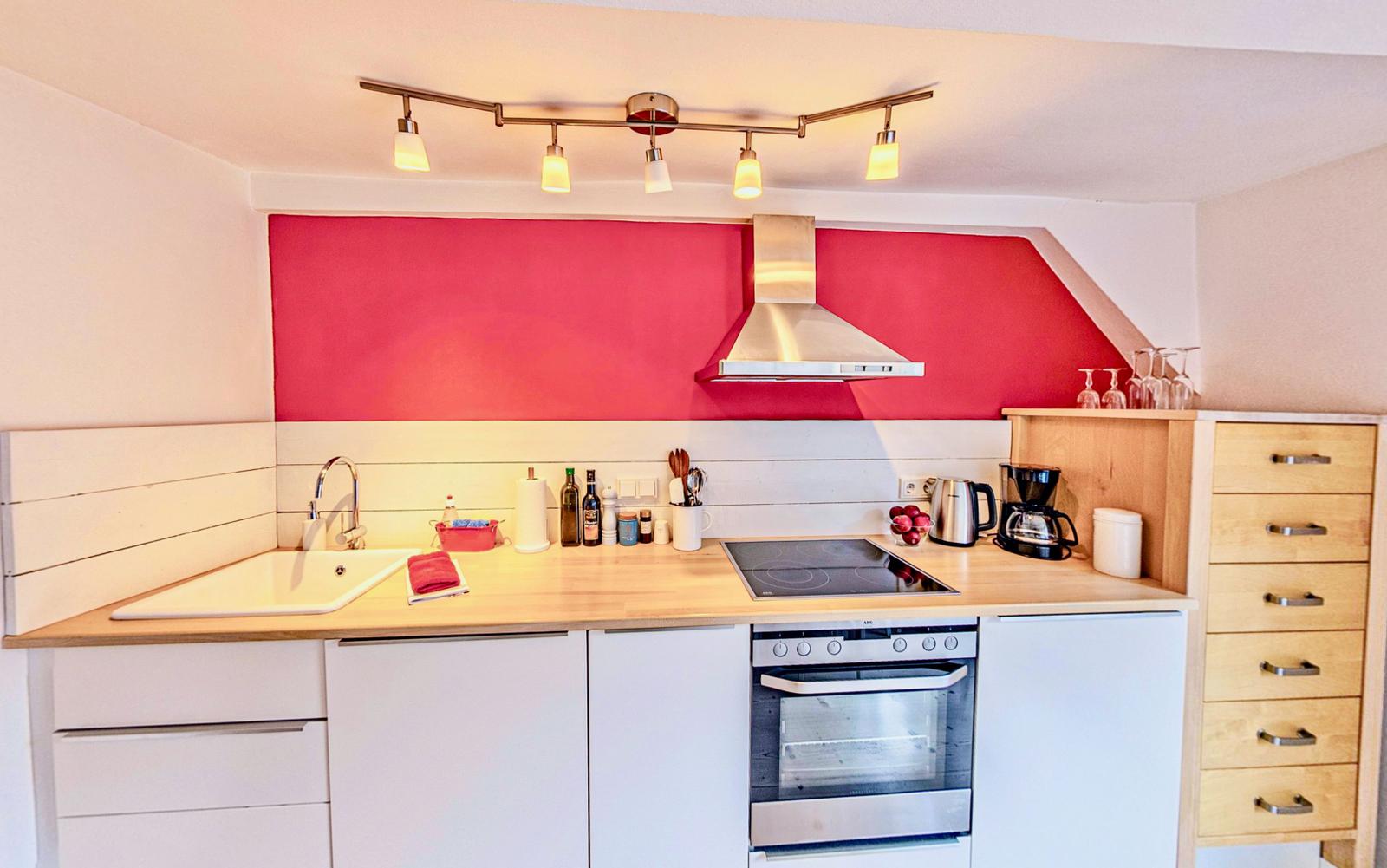 Bestens ausgestattete Küche