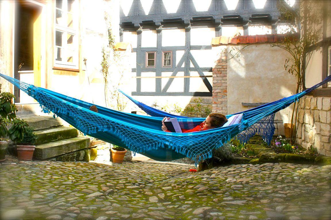 Entspannen in der Hängematte