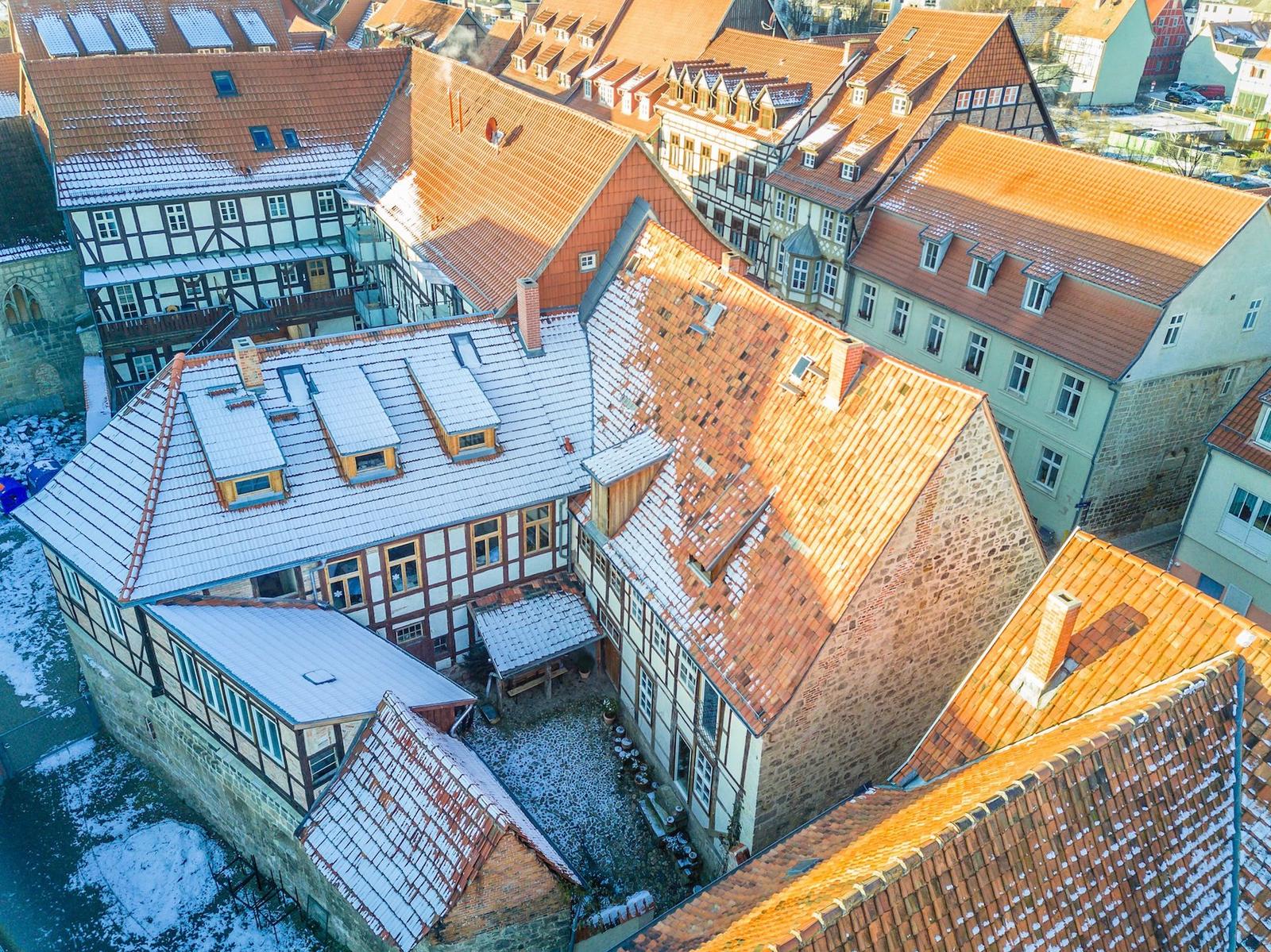 Der himmlische Hof von oben