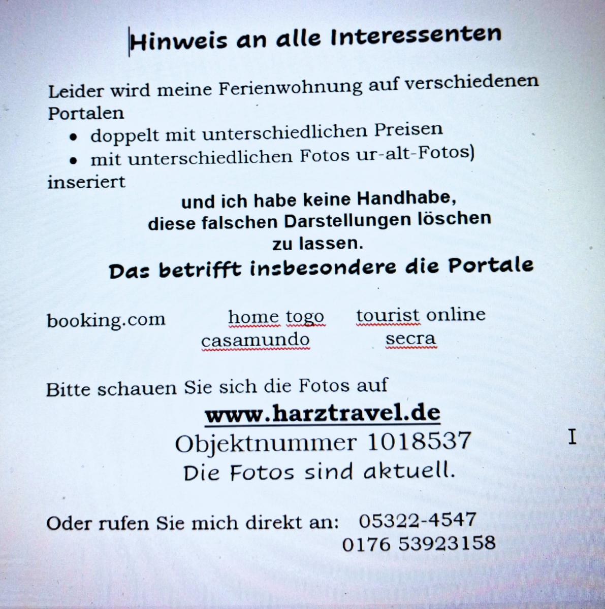 Ich sehe mich leider!! zu dieser Richtigstellung veranlasst, weil die Portale an dieser Richtigstellung offensichtlich kein Interesse haben