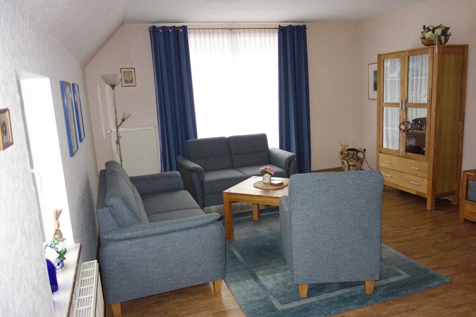 unsere Sitzgruppe im Wohnzimmer