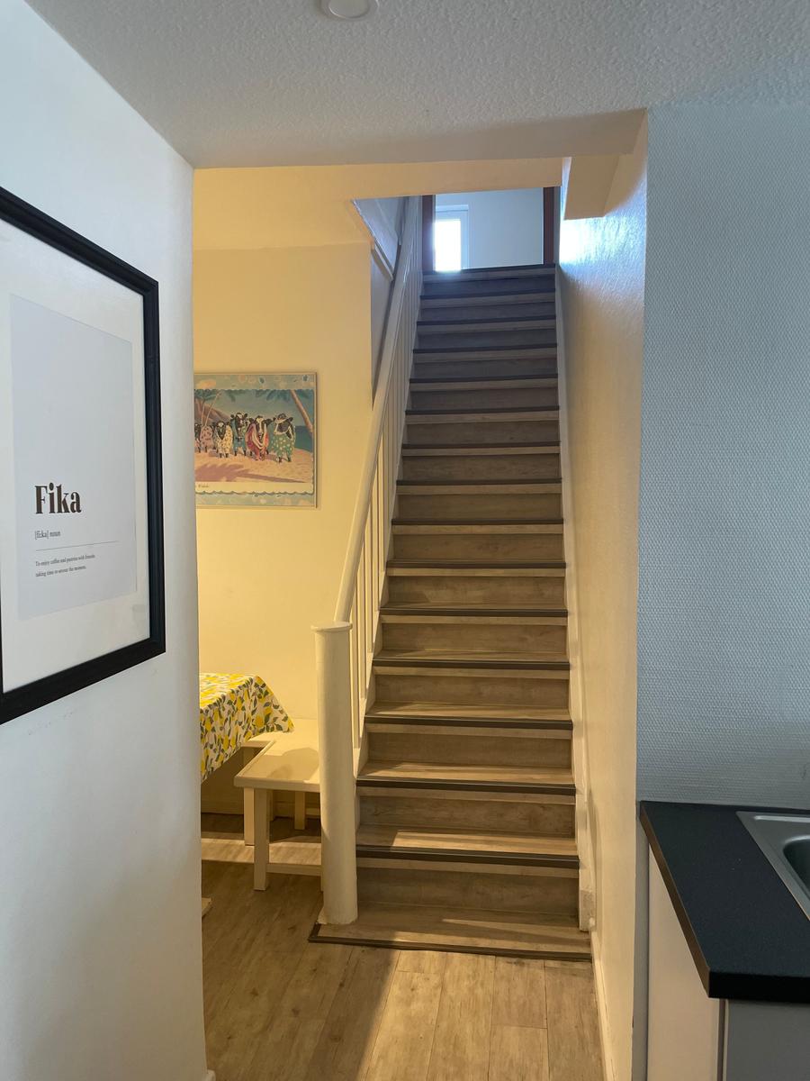 Aufgang zum Wohn- und Schlafbereich