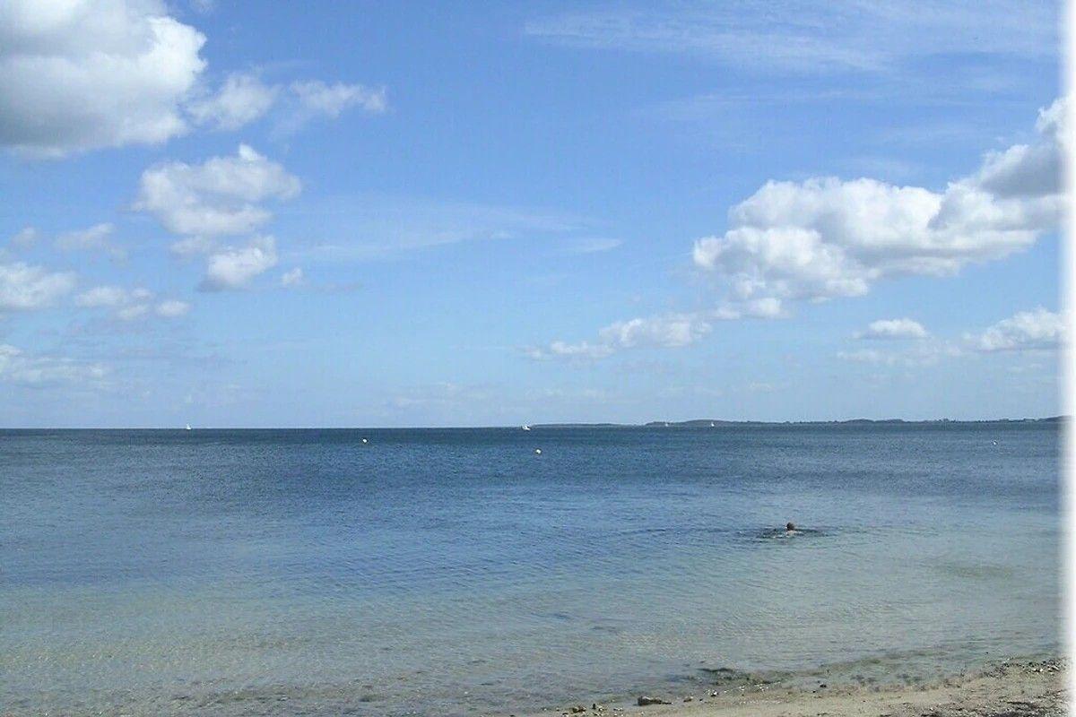Fernsicht über die Ostsee nach Dänemark