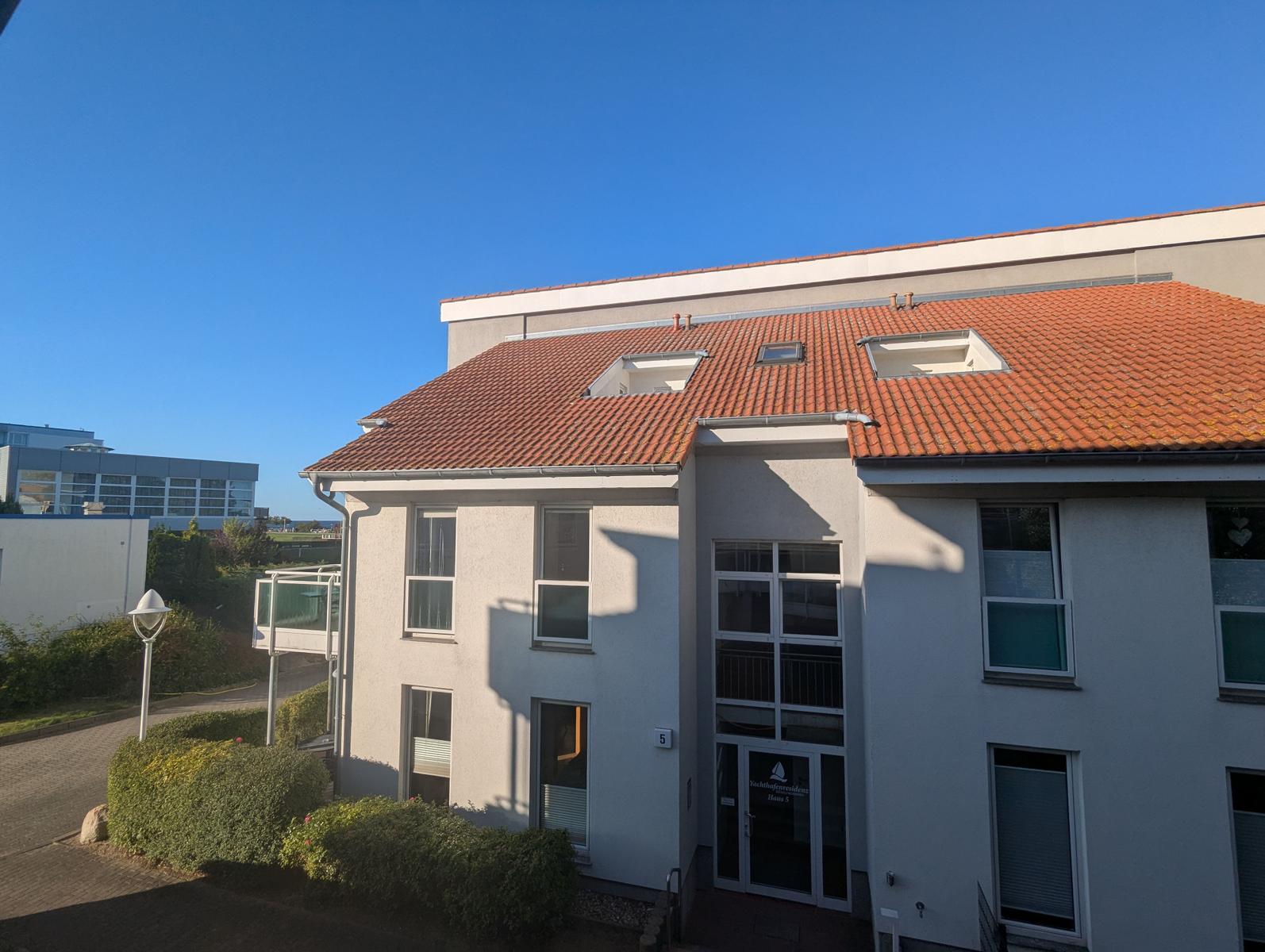 Blick aus dem Balkon