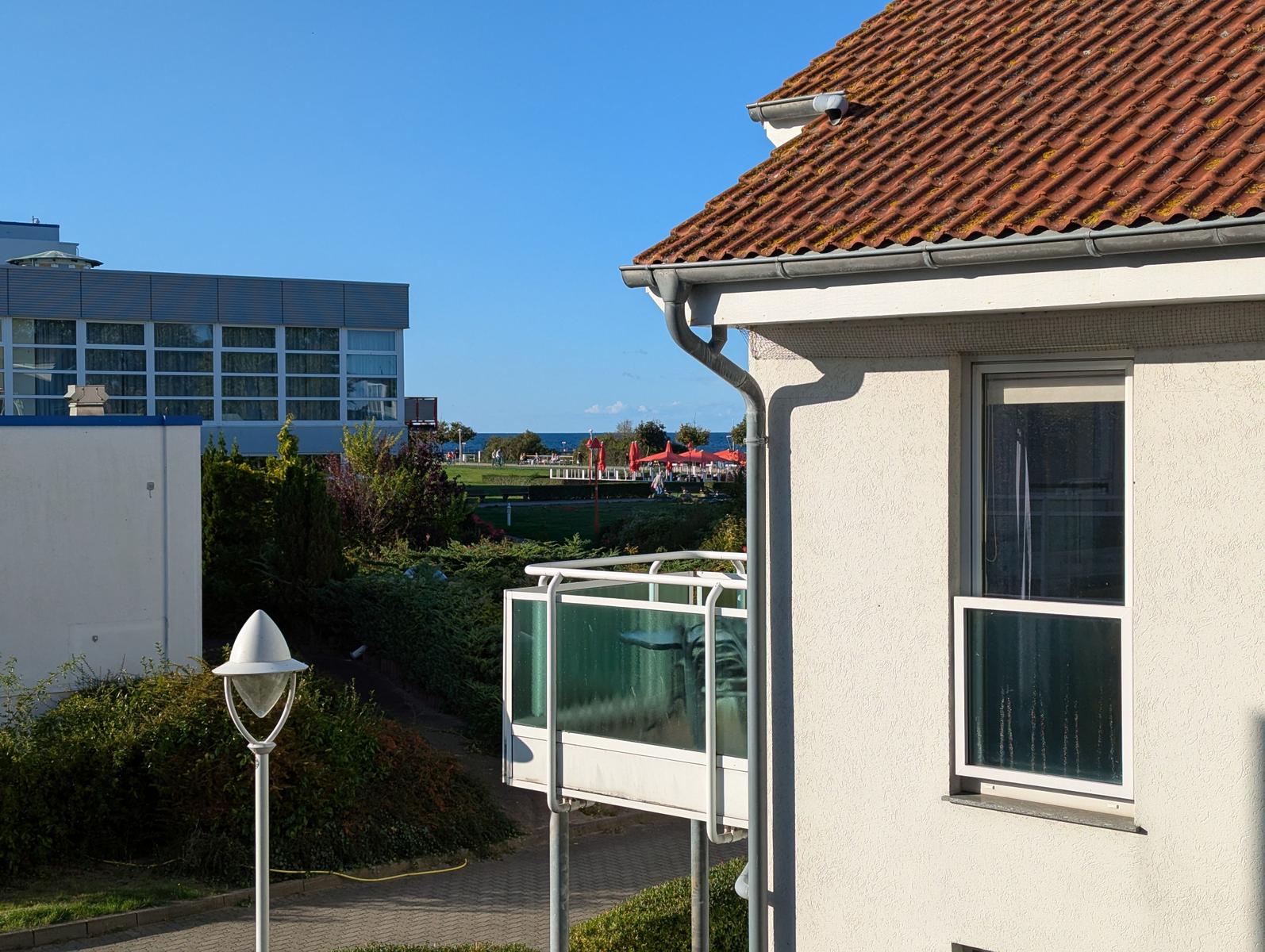 Blick aus dem Balkon