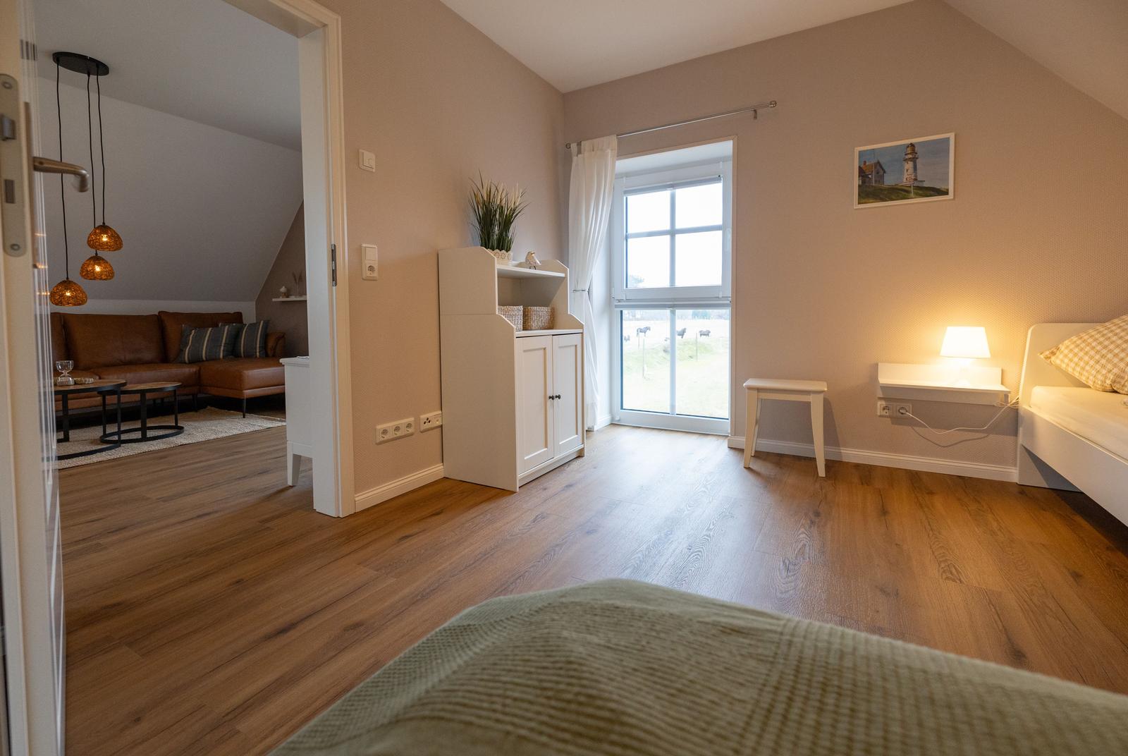 Schlafzimmer mit 2 Einzelbetten ( 90x200 )
