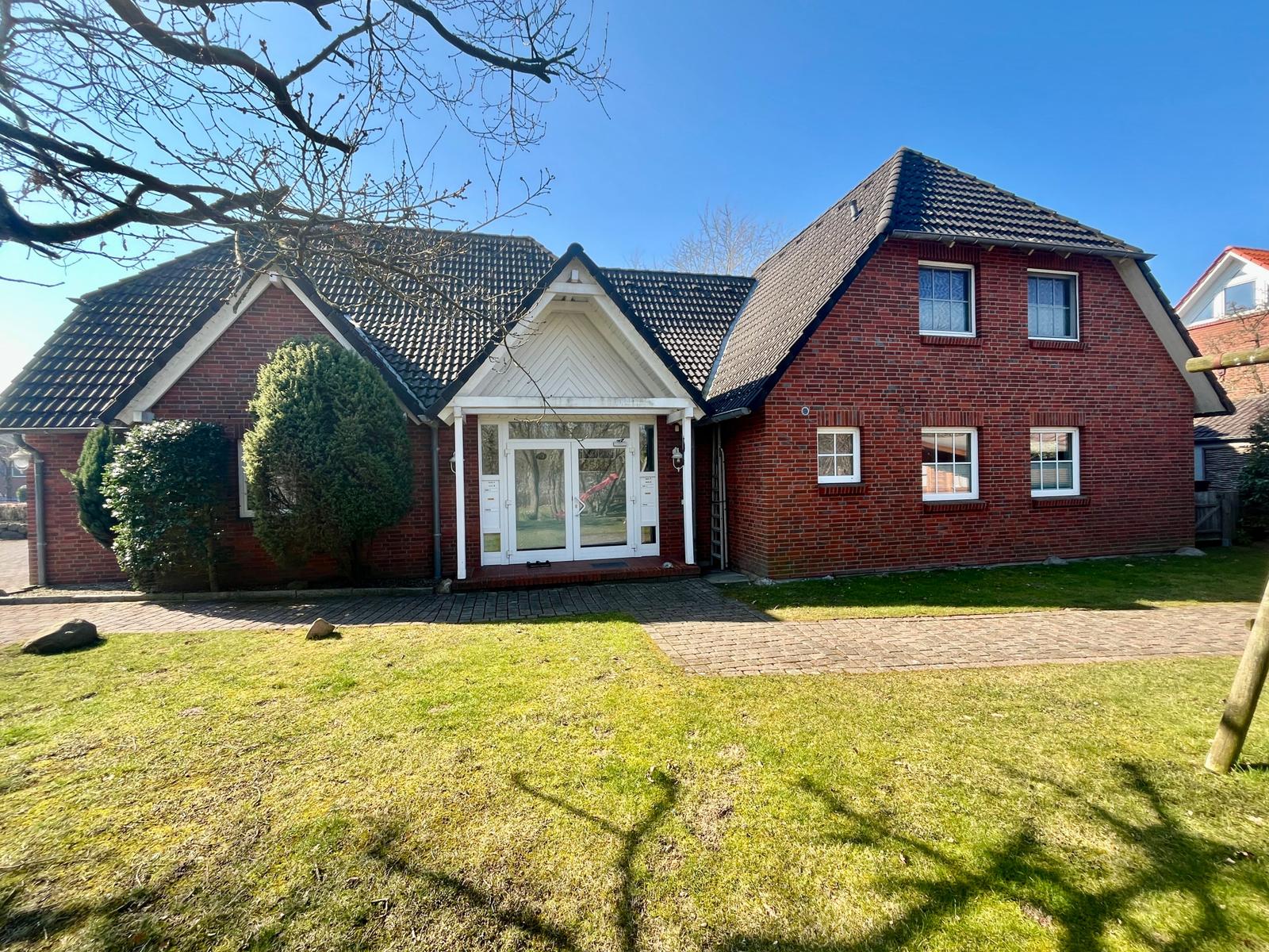 Die Rückseite des Hauses