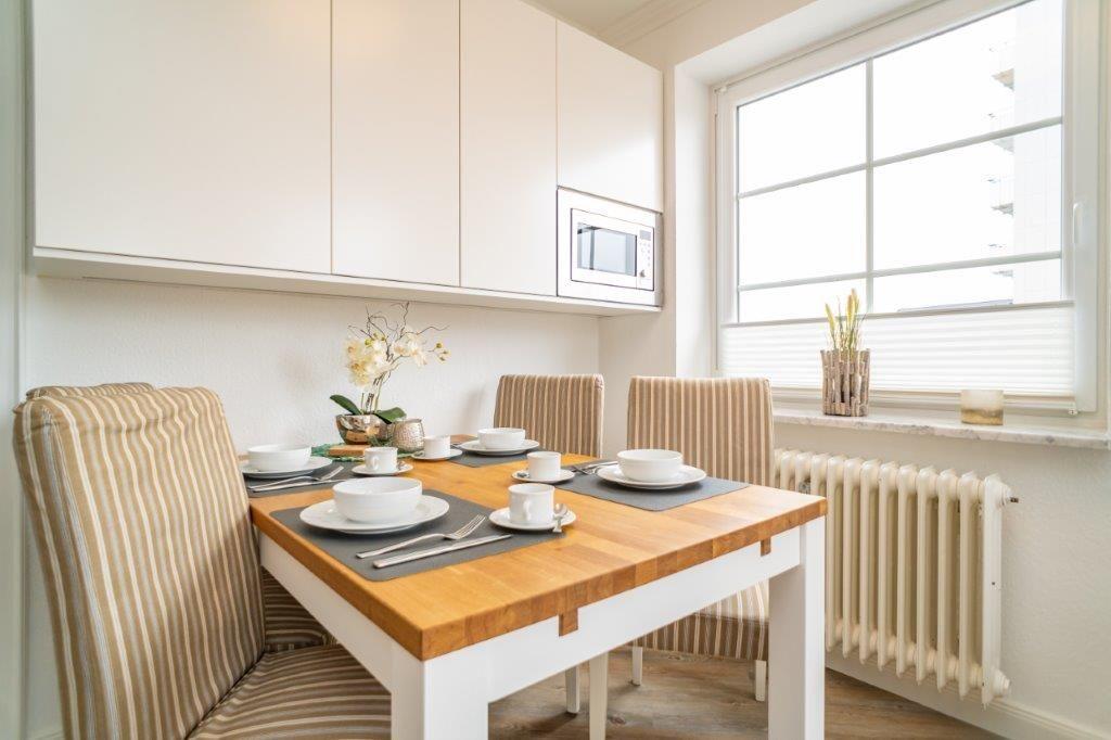 Essbereich im Wohnzimmer