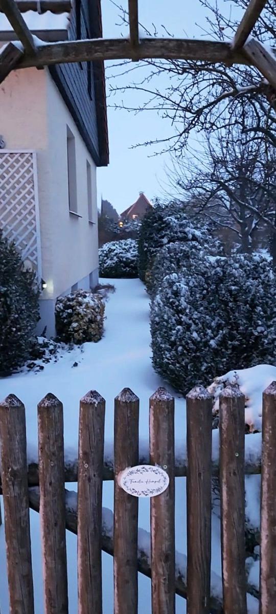 Der Vorgarten bei Winter