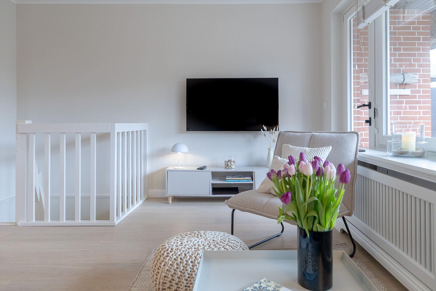 Wohnzimmer mit Flatscreen