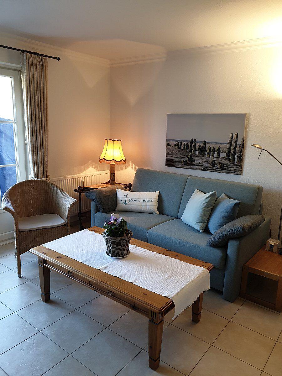 Schlafcouch im Wohnzimmer