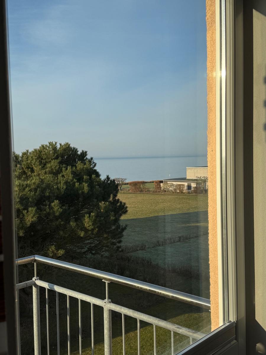 Ausblick vom Wohnzimmer in Richtung Südwesten