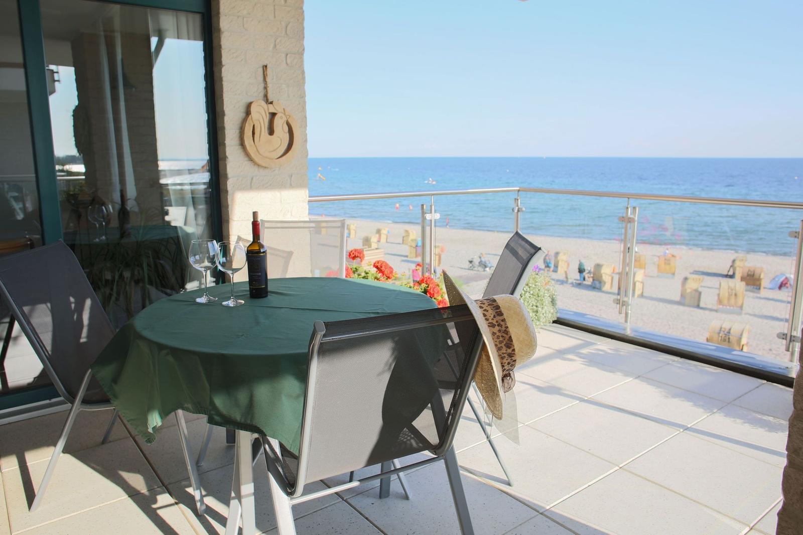 Balkon mit Aussicht