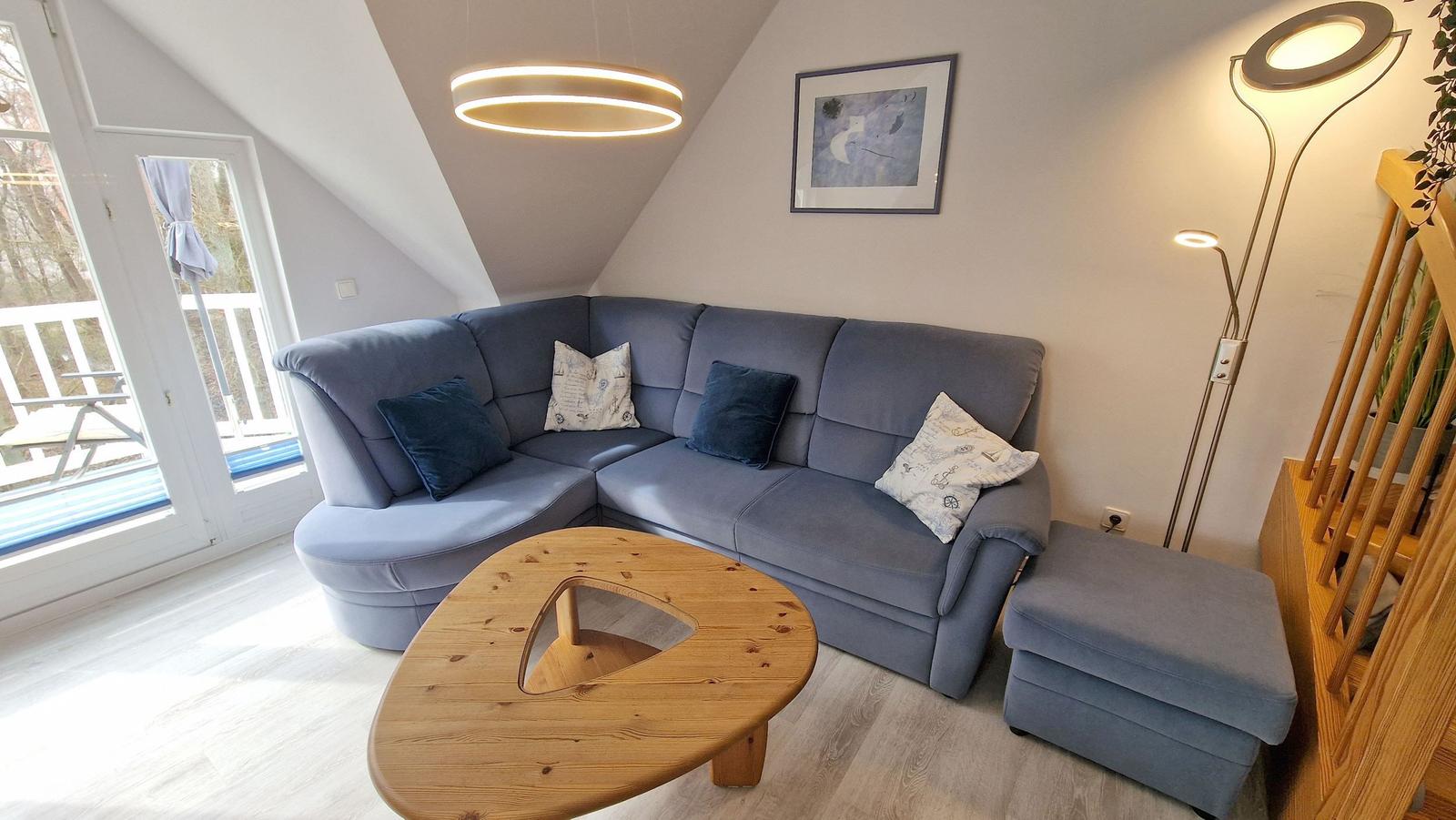 Wohnzimmer mit gemütlicher Sitzecke...