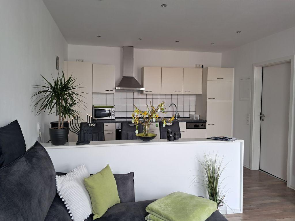 Blick auf die Küchenzeile