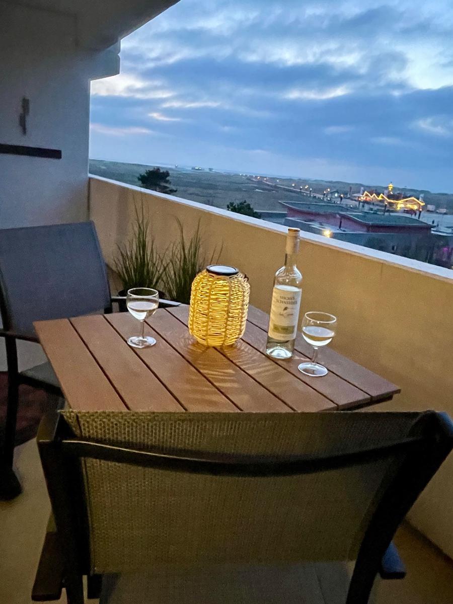 Abendstimmung auf dem Balkon...