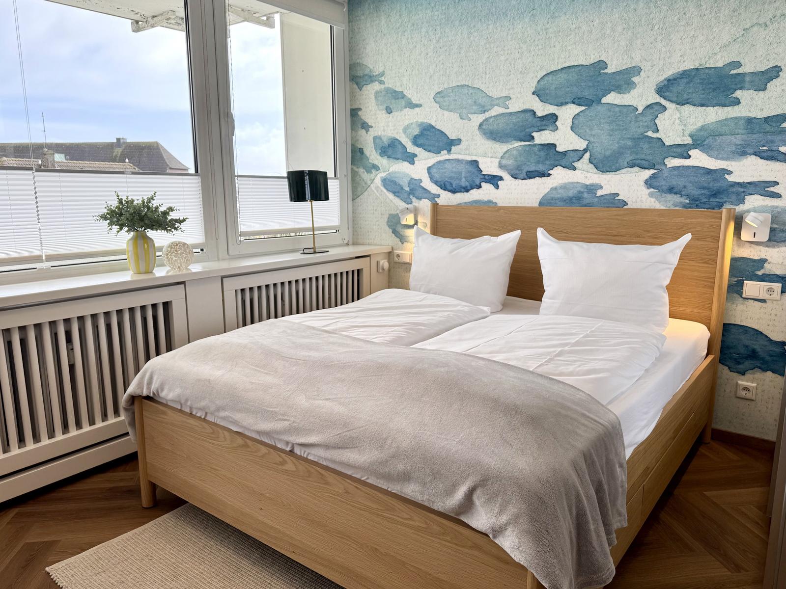Wohn- und Schlafzimmer inkl. Doppelbett (160x200 cm)