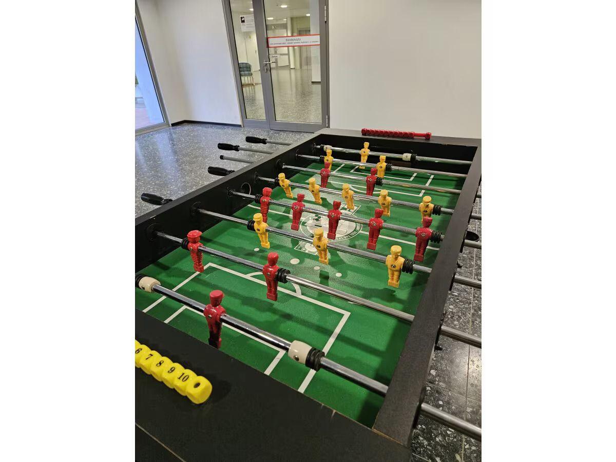 Der Kickertisch im Flur (Kickerbälle sind im Apartment vorhanden)