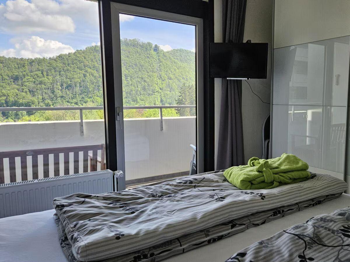 Die Aussicht vom Schlafzimmer