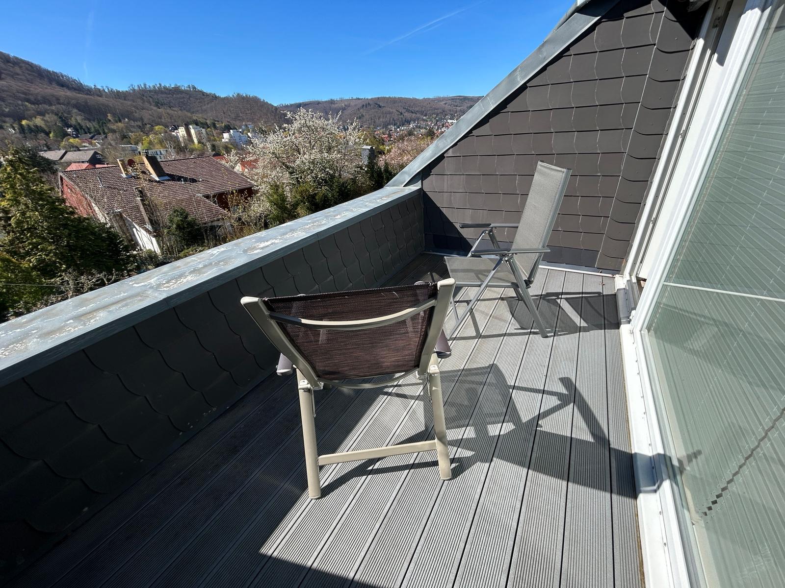 Ihr Balkon mit fantastischer Aussicht