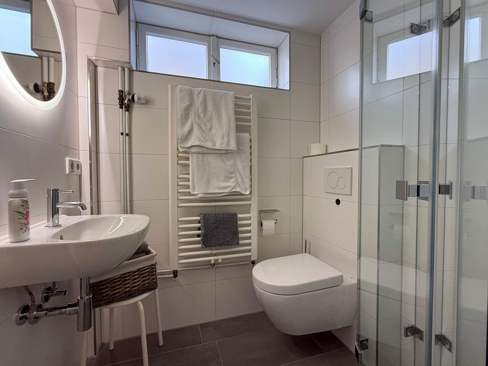 Badezimmer im Saunabereich...