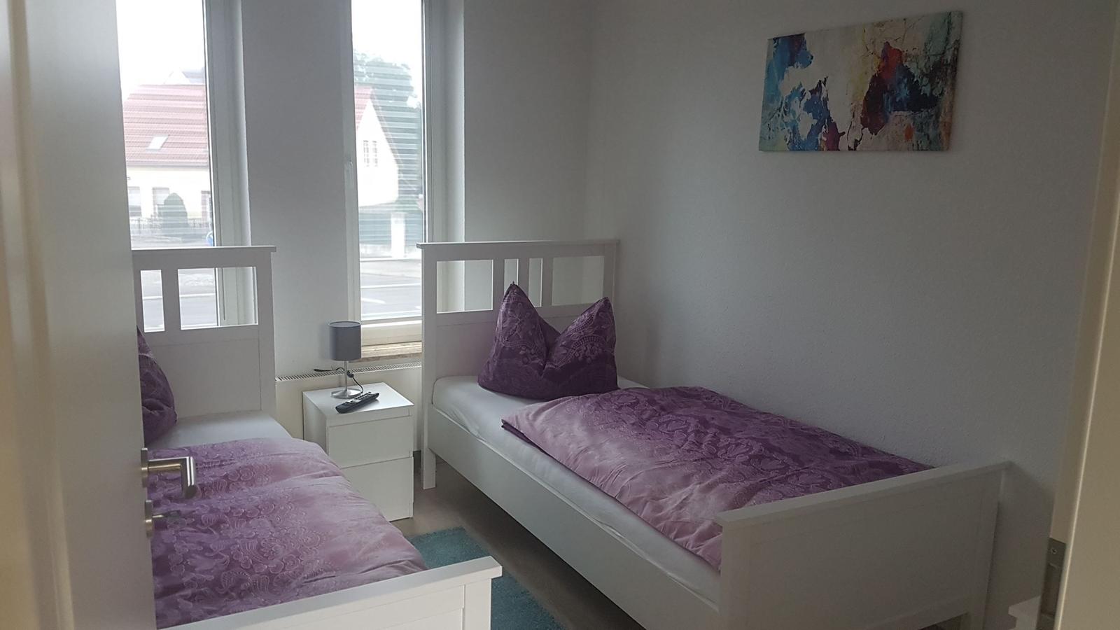 Schlafzimmer 2 mit 2 Einzelbetten...
